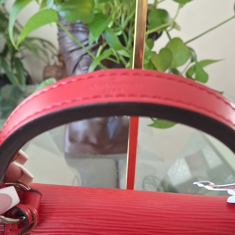 Louis Vuitton Cluny Red Satchel Bag - Picture 8 of 14